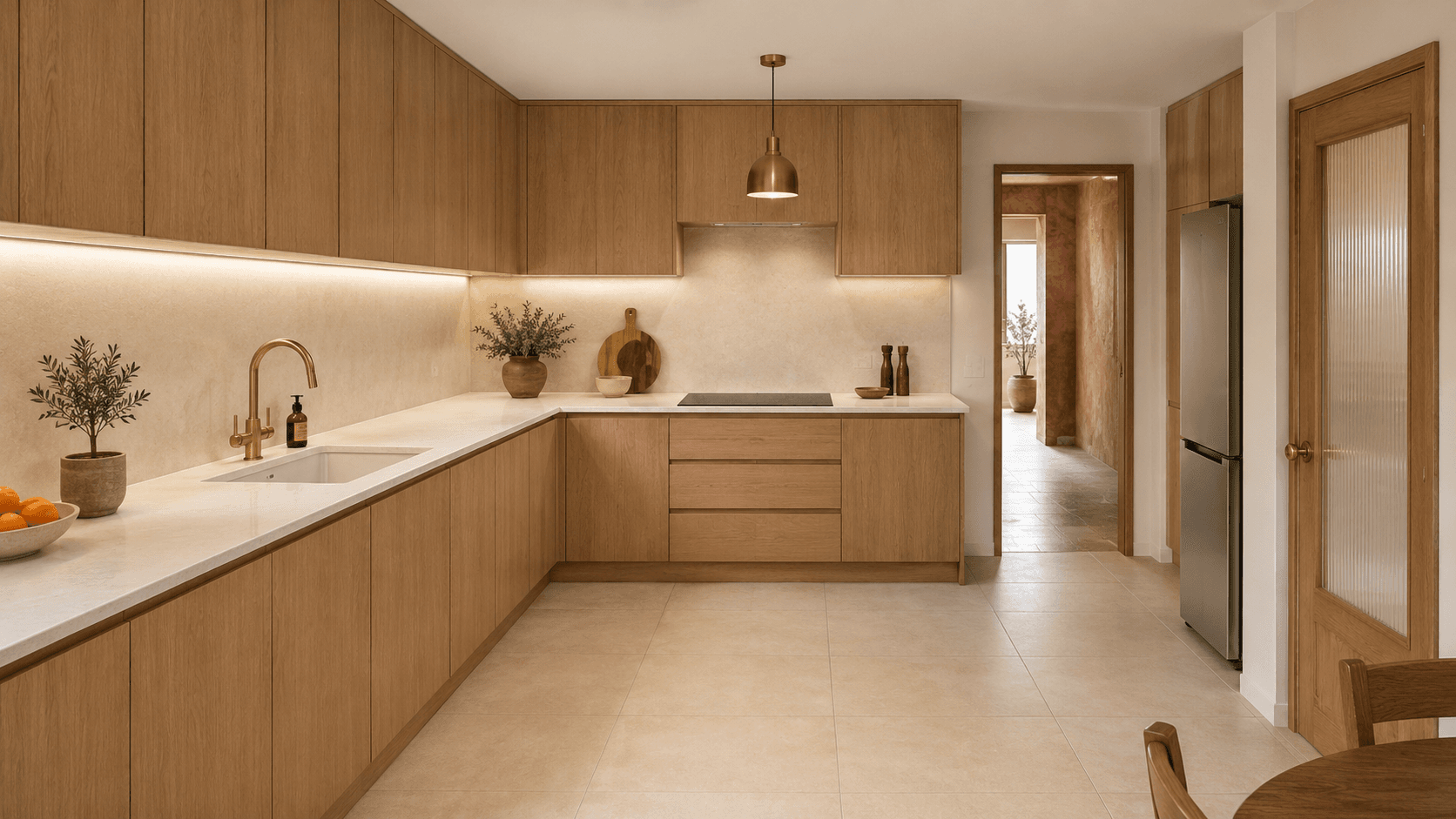 Después — Cocina completa · 14 m²