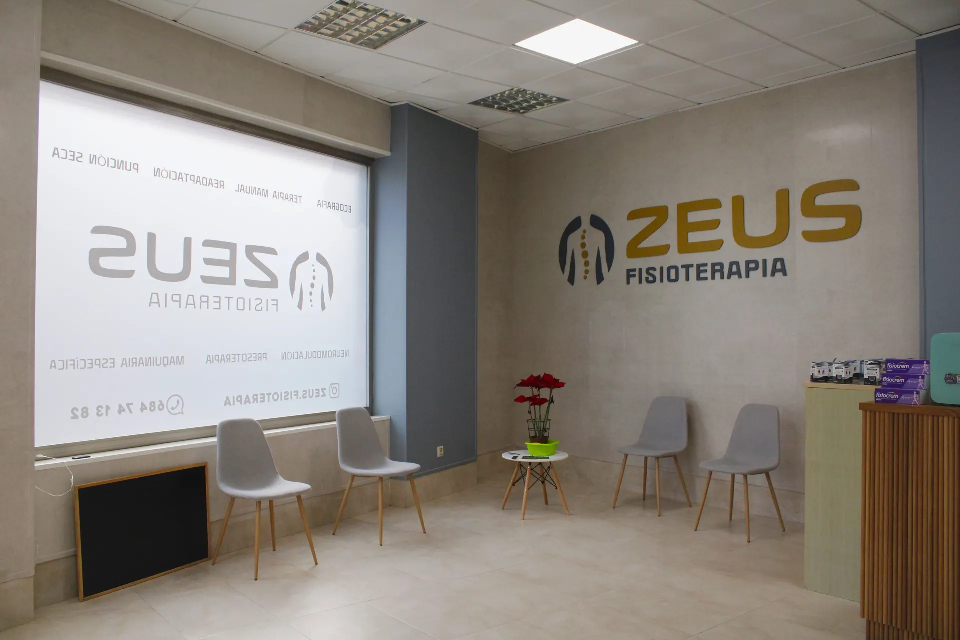 Instalaciones reales de Zeus Fisioterapia