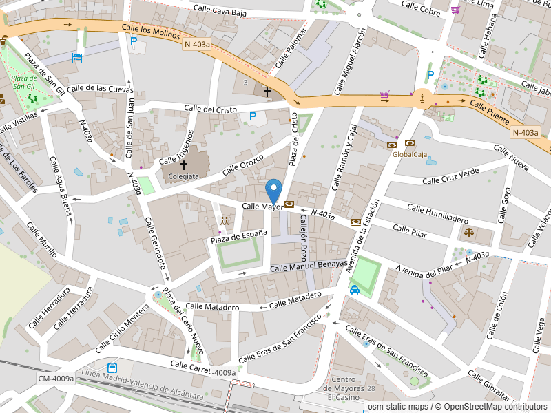 Mapa — Calle Mayor, 12, Torrijos, Toledo